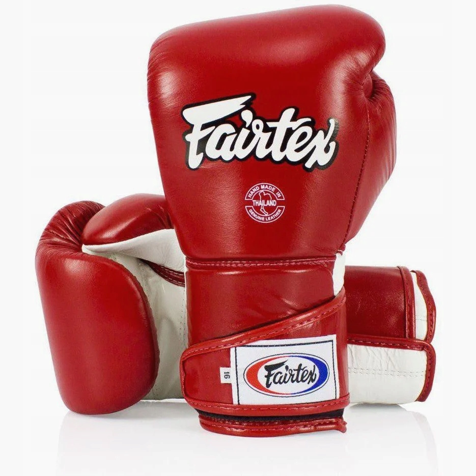 Boxerské Rukavice Fairtex BGV6 (red/white palm) „angular Sparring“ – 10oz