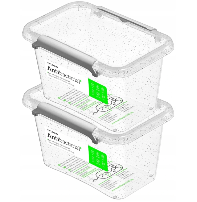 

Moxom Antybakteryjny Pojemnik na żywność 0,65L 2sz