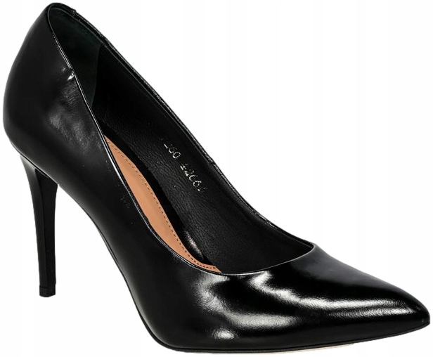 Szpilki Visconi 7260391/916 Tosca 2 Czarne Skóra N