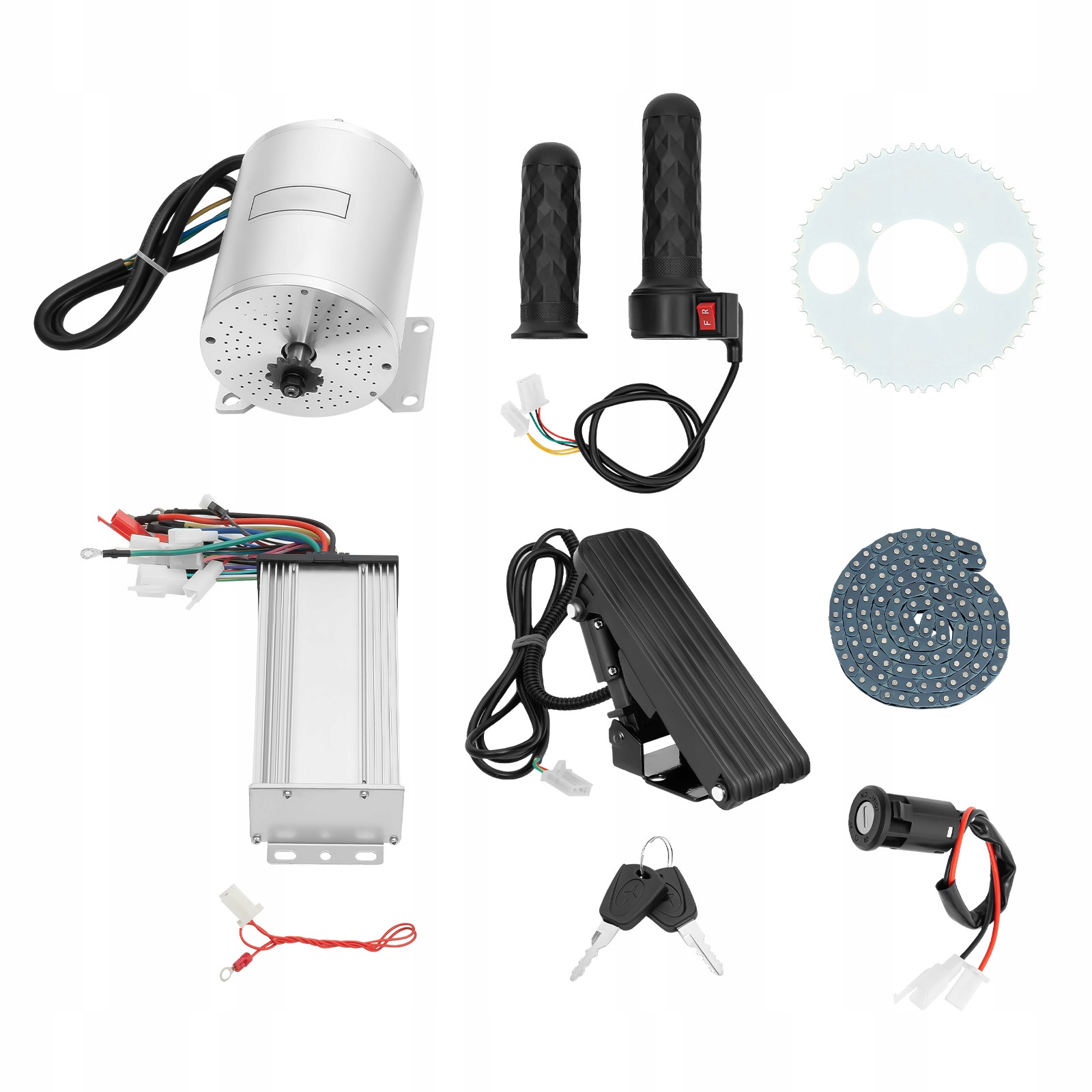 Sada Bezkartáčového Motoru 72V 3000W Pro Elektrická Kola