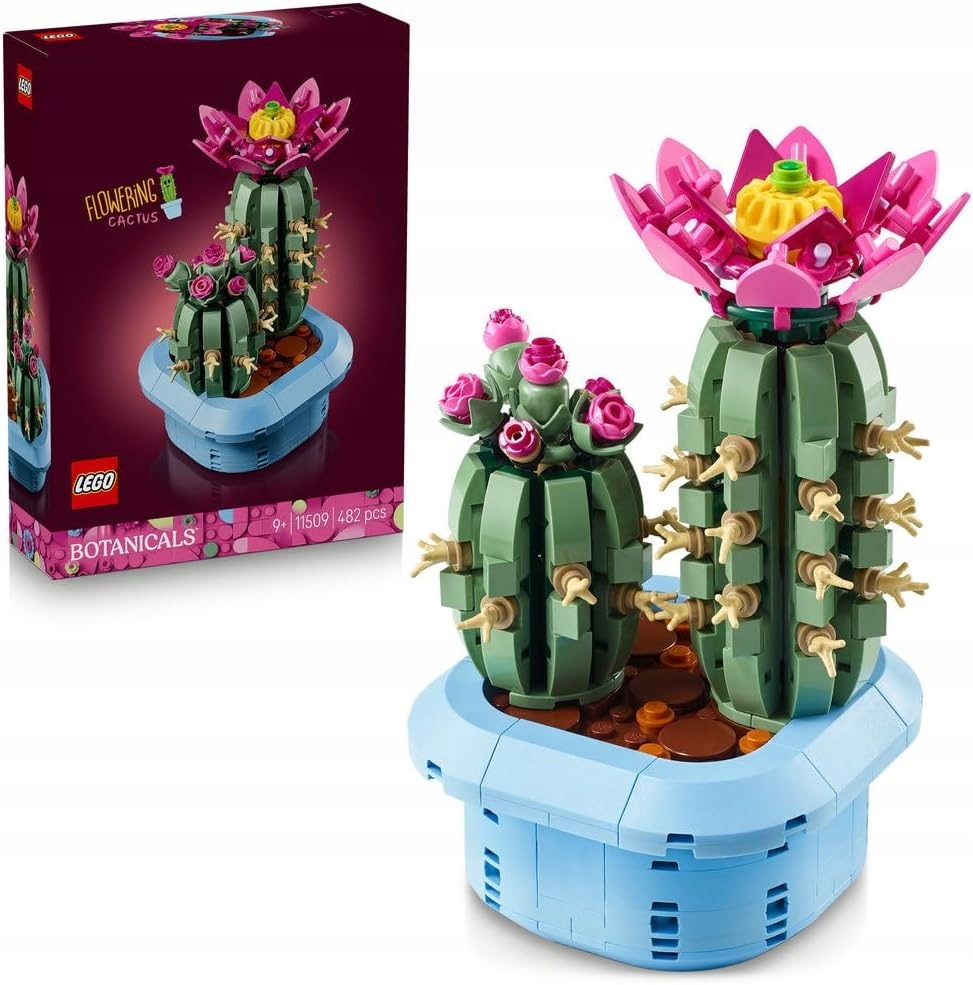Lego Botanicals Kvetoucí kaktus 11509 ozdobná rostlina dárek