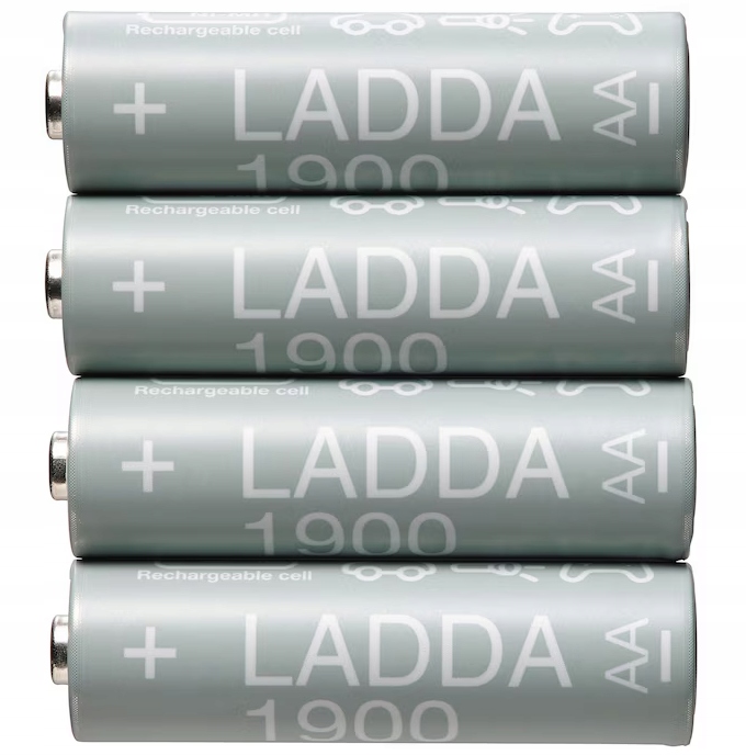 Ikea Ladda Akumulator niklowo-metalowo-wodorkowy Aa (R6) 1900 mAh 4 szt.