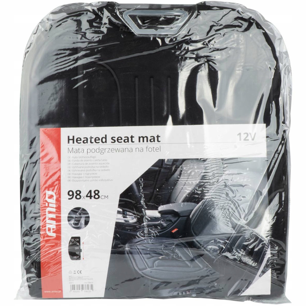 MATA GRZEWCZA PODGRZEWANA na fotel siedzenie 98x48 Marka Amio