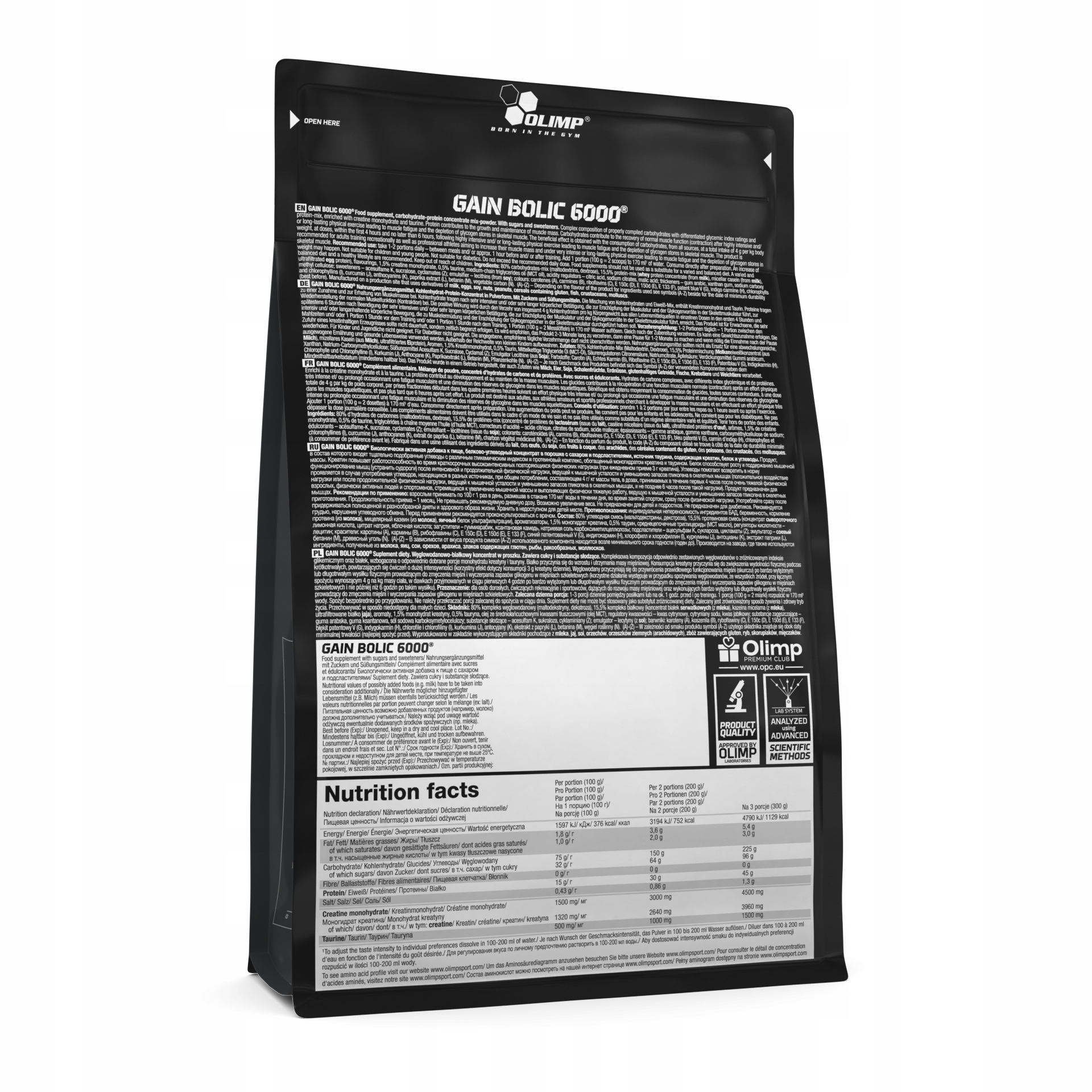 OLIMP GAIN BOLIC 6000 2000g BIAŁKO WPC WHEY MASA Marka Olimp