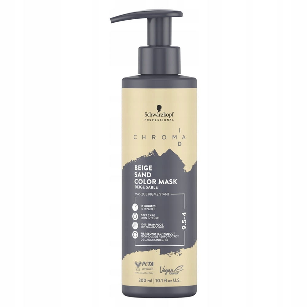 Schwarzkopf Chroma ID 9.5-4 Beige Sand barvicí maska na vlasy 300 ml