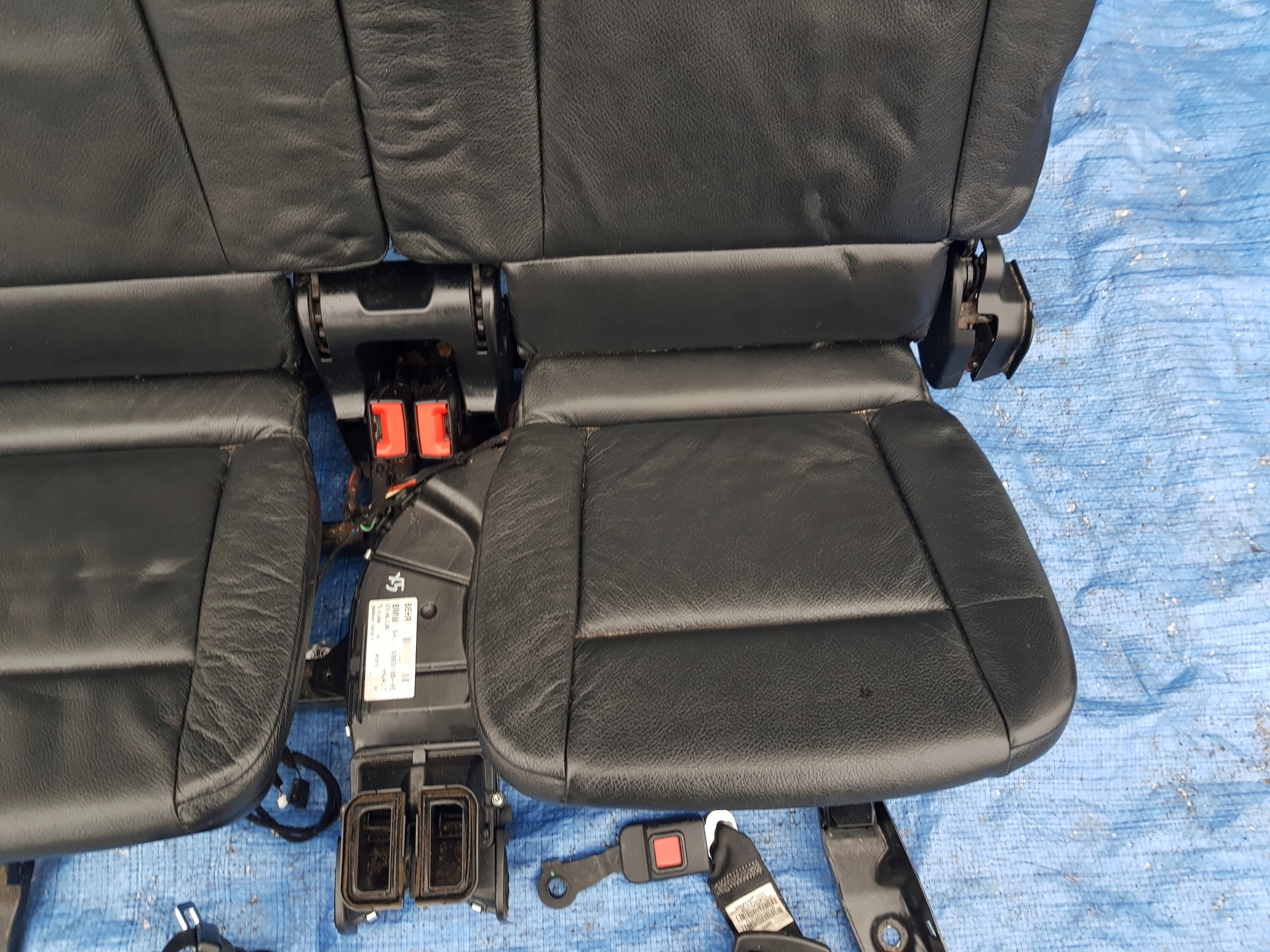 BMW X5 E70 seats 3 III RZAD right left leather KOMPLET