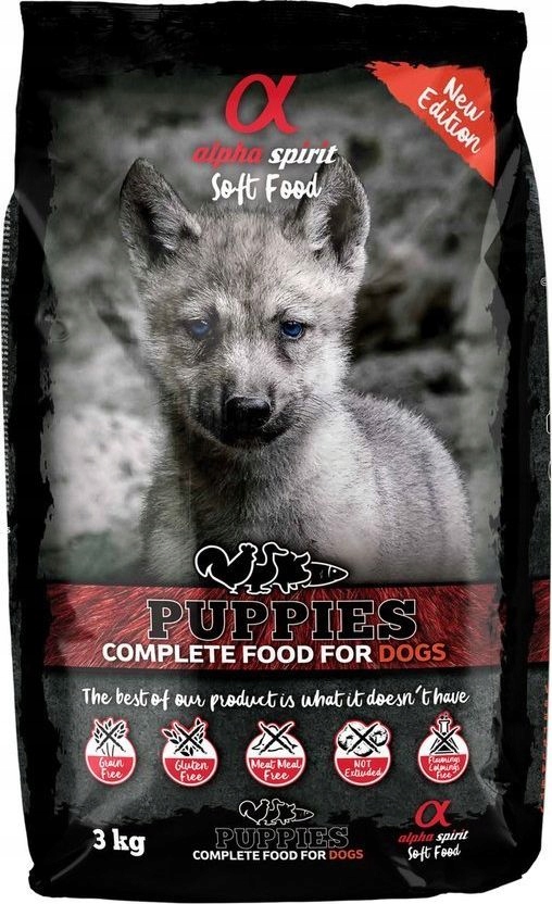 Alpha Spirit Puppies karma sucha miękka 3kg
