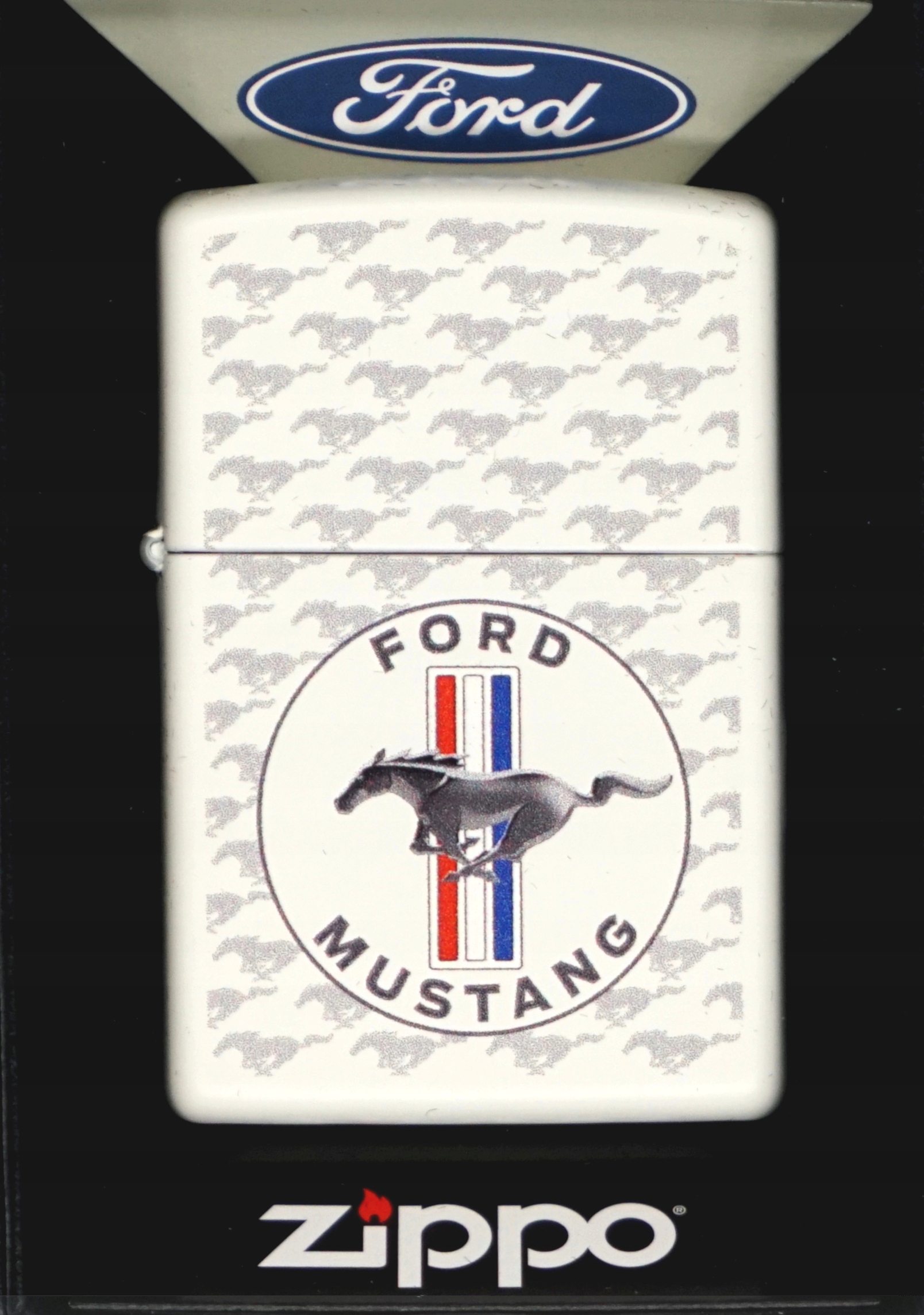 ZAPALNICZKA ZIPPO FORD MUSTANG HORSE & BARS DESIGN