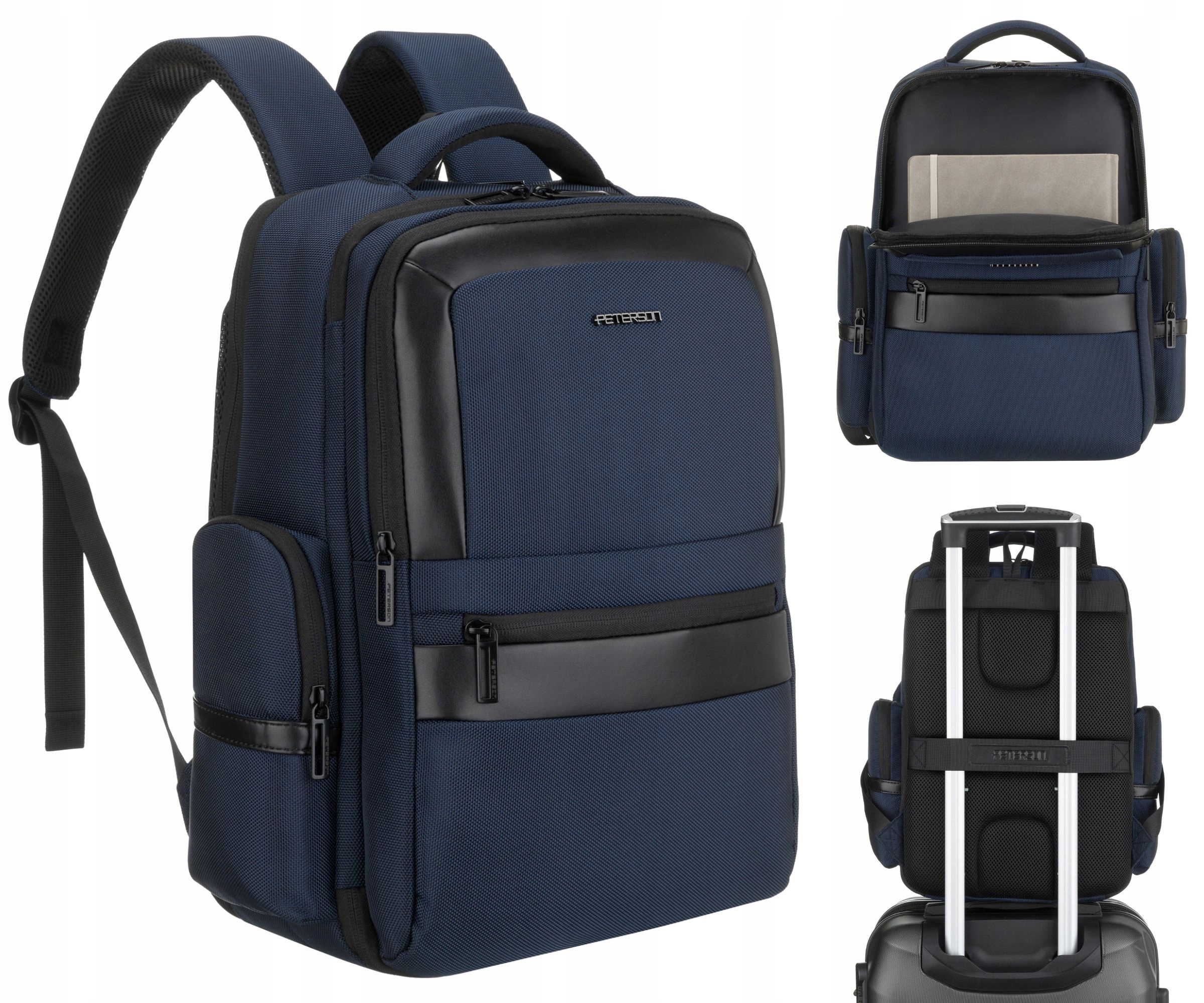 Batoh s prostorem pro notebook, prostorný, městský, elegantní Peterson