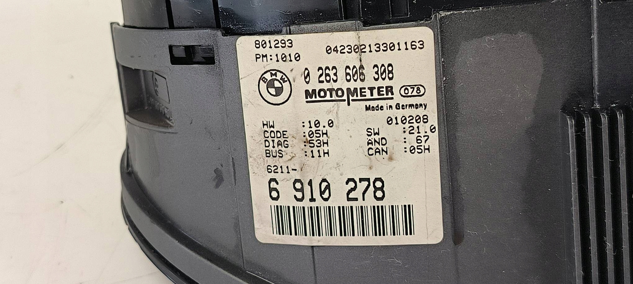 dials clock 0263606308 BMW E46