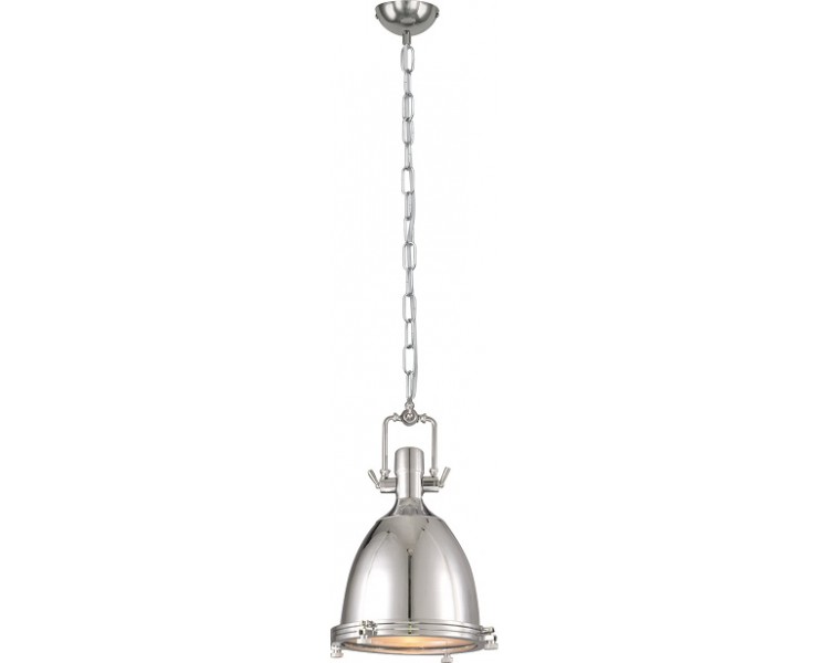 Závesná lampa Britop Trinity kovová, chrómová