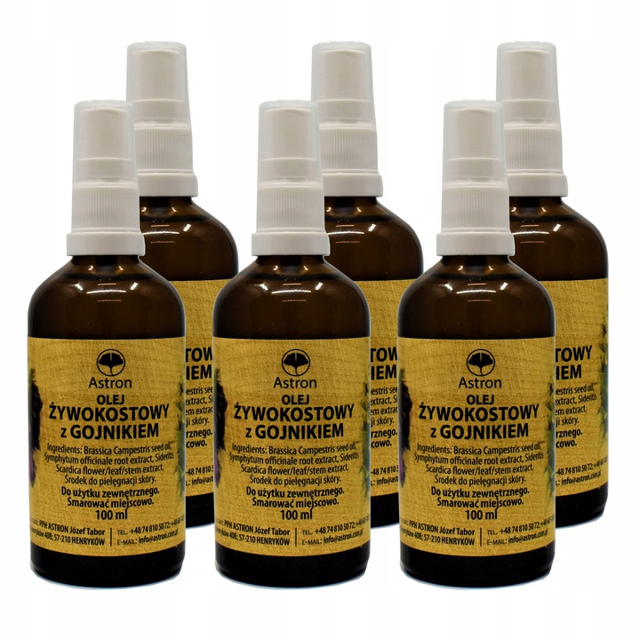 5+1 OLEJ ŻYWOKOSTOWY Z GOJNIKIEM ŻYWOKOST LEKARSKI