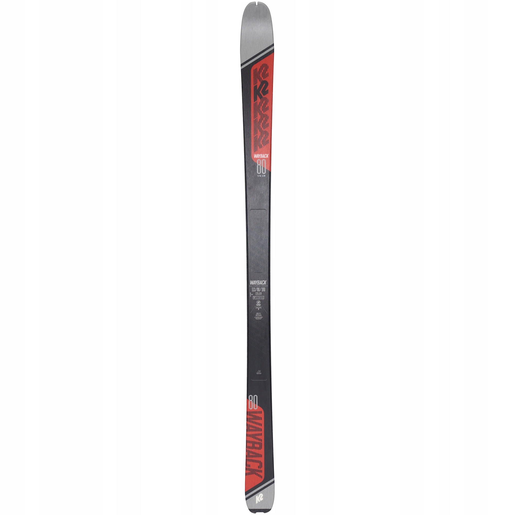 Narty skitourowe K2 Wayback 80 długość 177cm