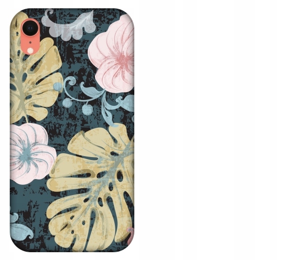 

Etui pokrowiec iPhone Xr Liscie tropikalny wzór vi
