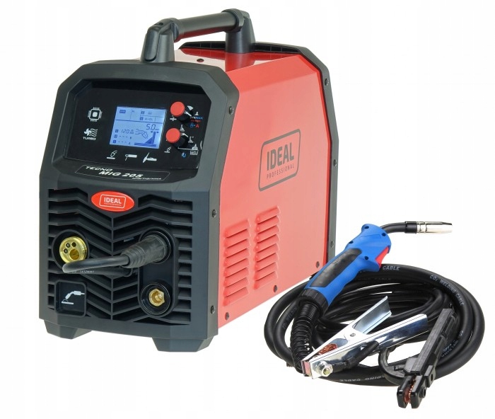 Spawarka Migomat Mig Mag Ideal Tecnomig 205 LCD Igbt Synergia 230V 200A