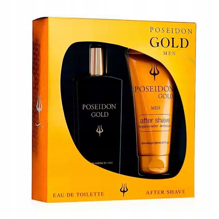 Poseidon Gold pánská toaletní voda ve spreji 100ml sada 2 kusy