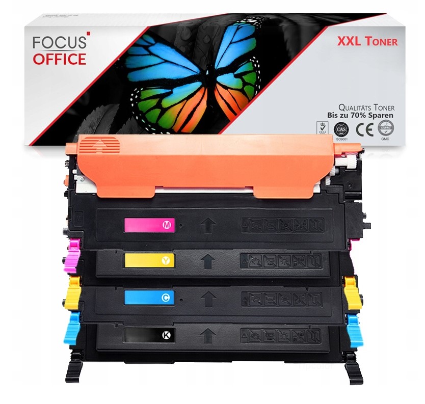 4x Toner do Samsung Xpress C410w C460fw C467w CLX-3300 CLP-360 CLP-365 Cmyk