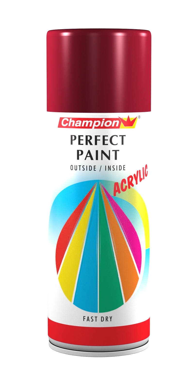 Farba Akrylowa spray Champion Perfect Paint 400ml czerwona Ral 3002