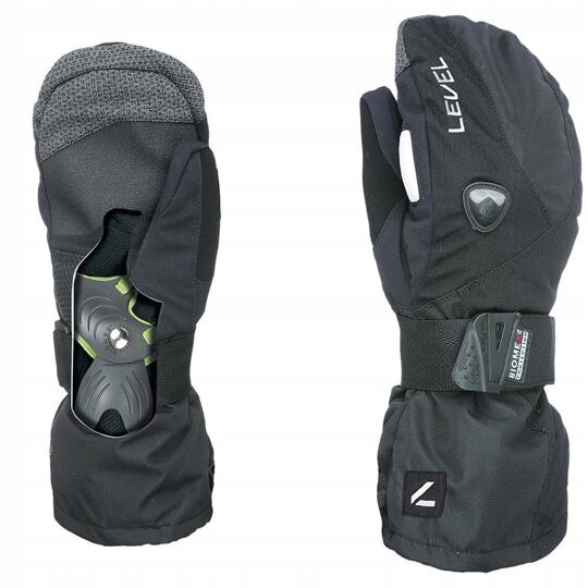 rukavice Level Fly Mitt Black Velikost rukavic: L