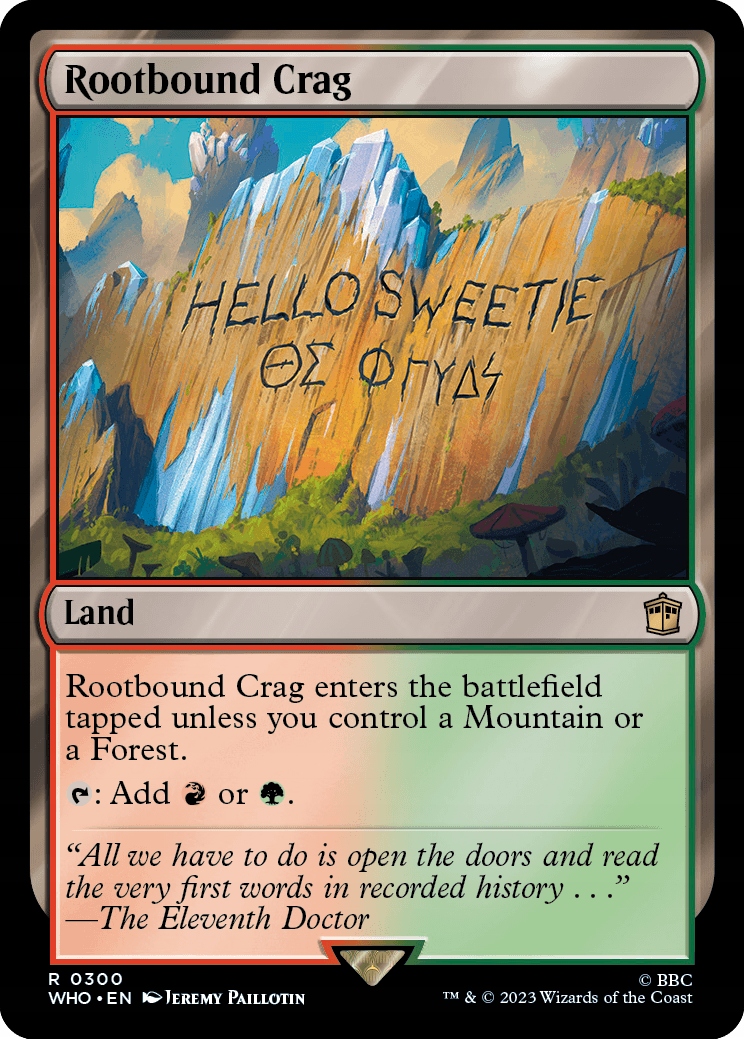 Mtg Rootbound Crag (r)