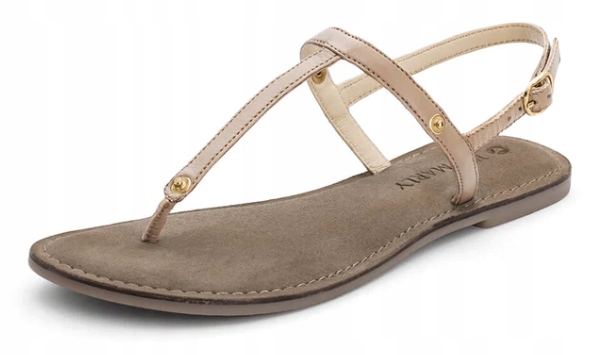 Hey Marly Comfort Taupe damskie klapki w rozmiarze 39