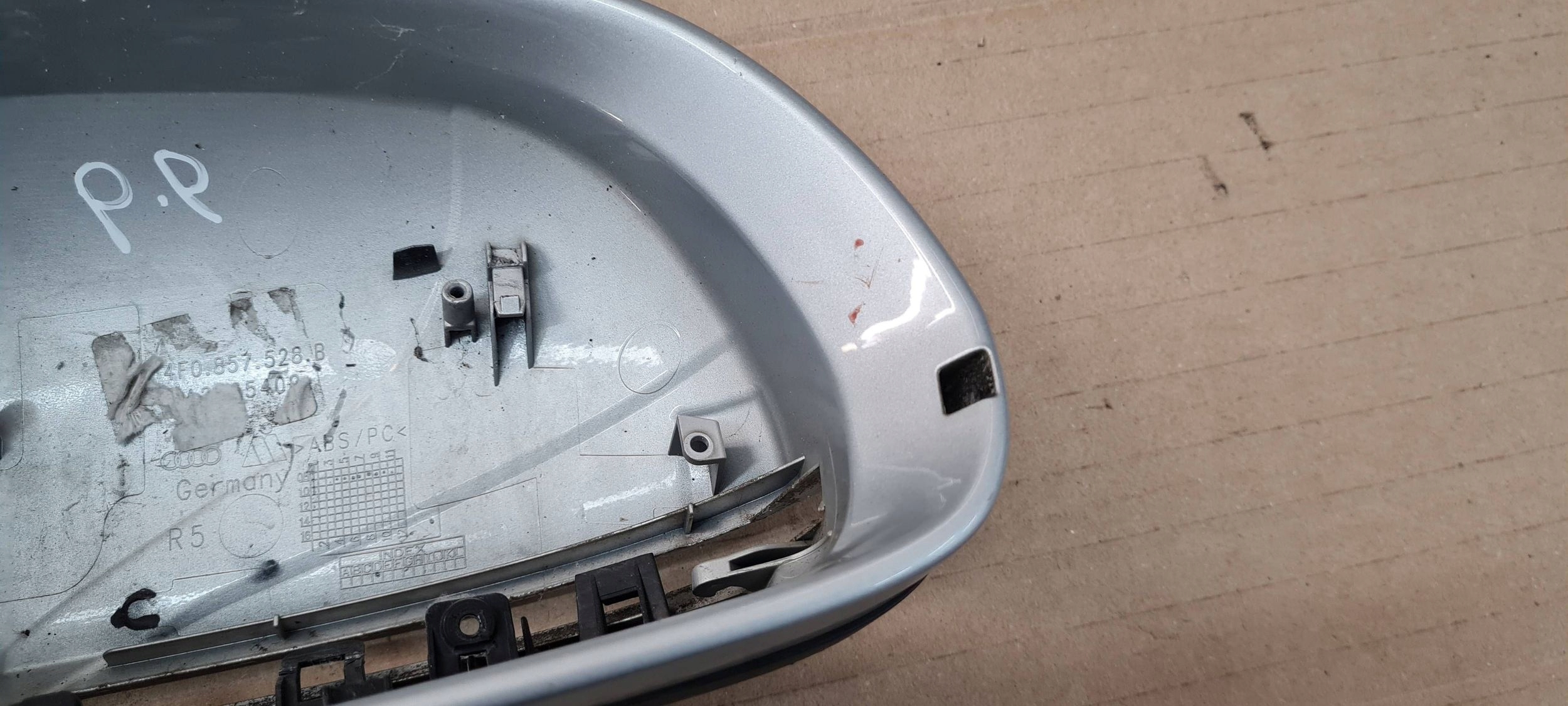 A6 C6 LIFT cover cap mirrors right LX7W 4F0857528B
