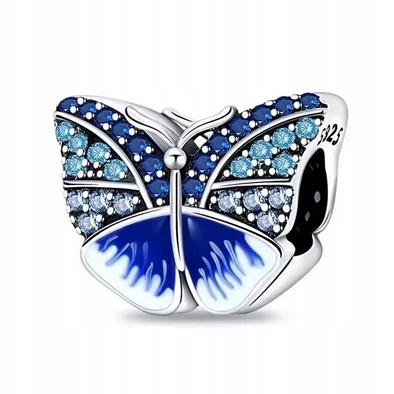 Stříbrný přívěsek Ag 925 motýl s zirkony IM0420525CH
