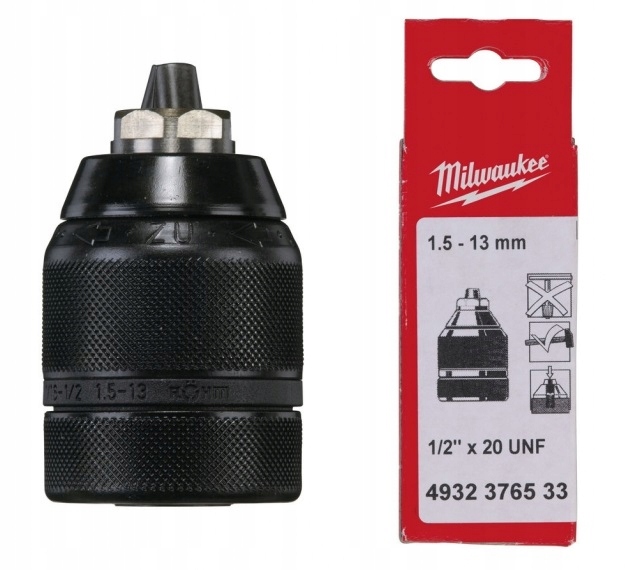 

Milwaukee Uchwyt Samozaciskowy 1/2" x 20 13mm