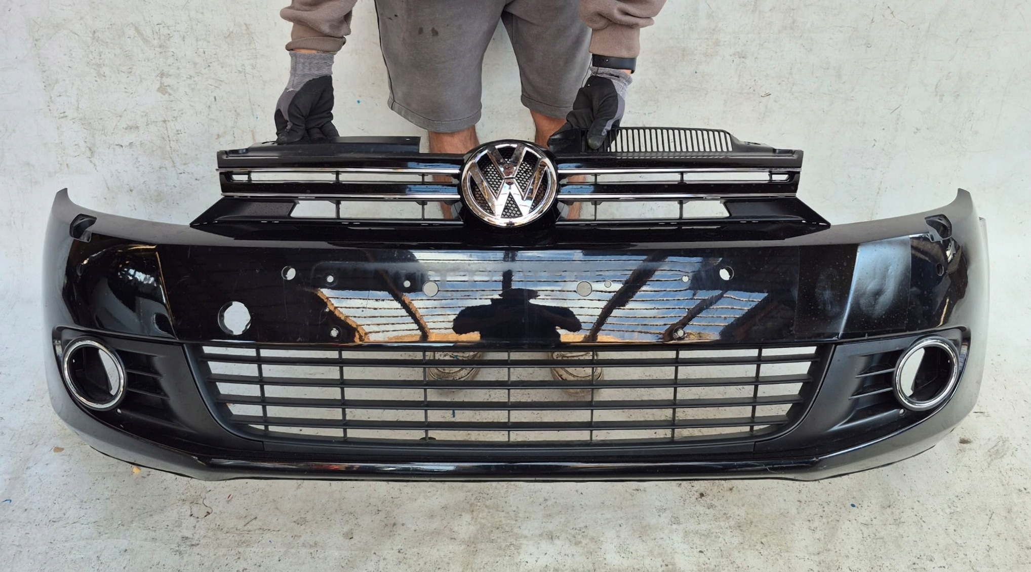 VW GOLF VI 6 KOMBI 09-13 bumper front front 4XPDC SPR 1K9807221