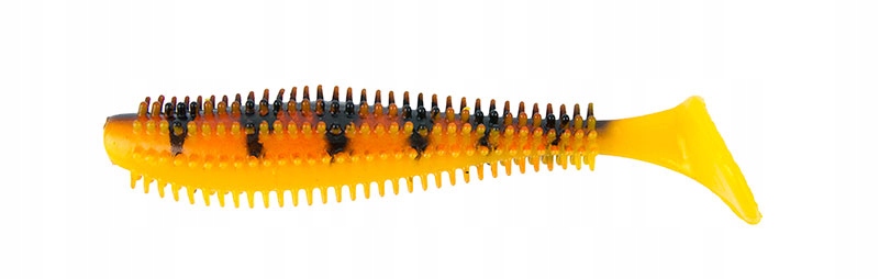 Fox Rage Spikey Shad 9cm Hot Tiger