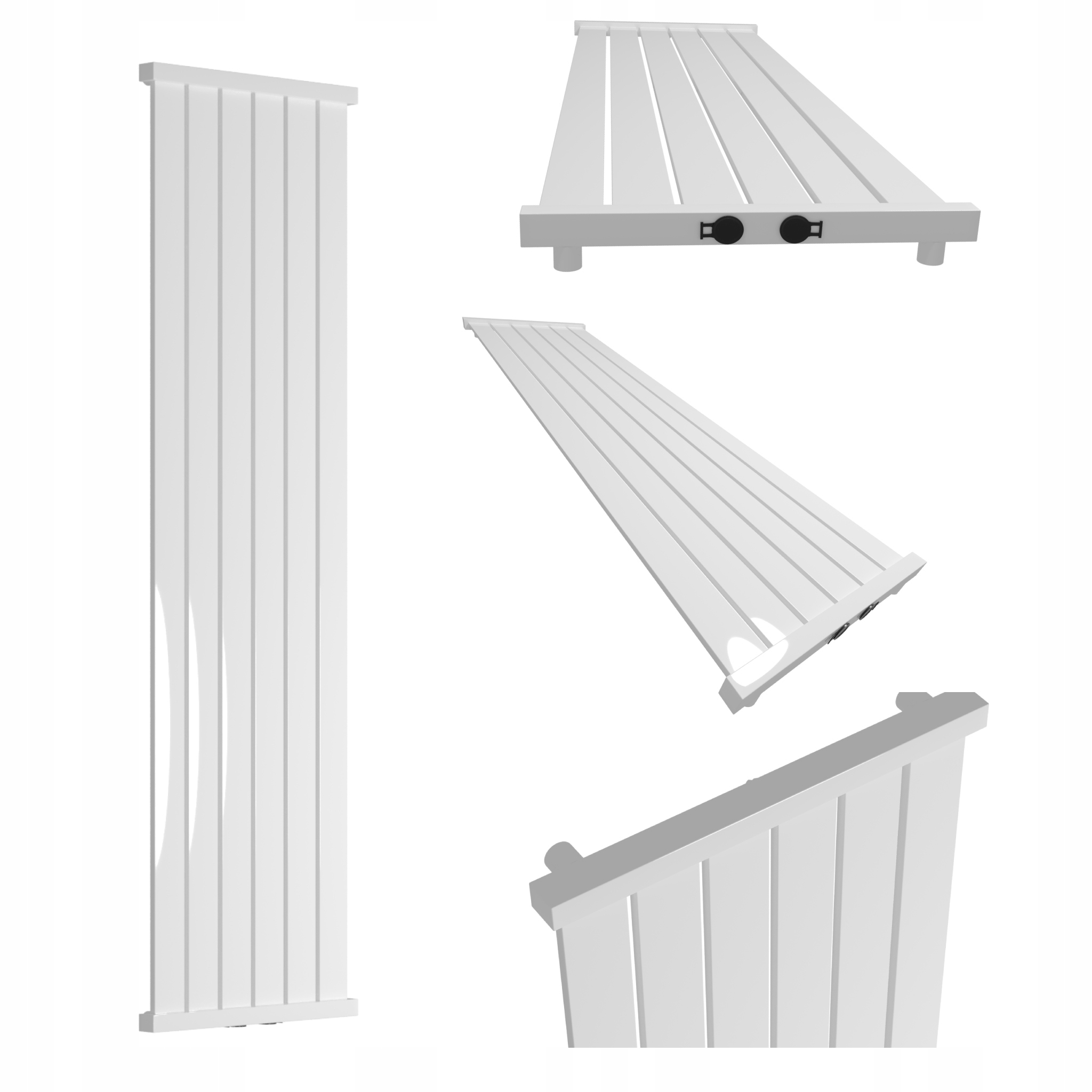 Dekorativní radiátor Lotus 100x26 Bílý Lesk