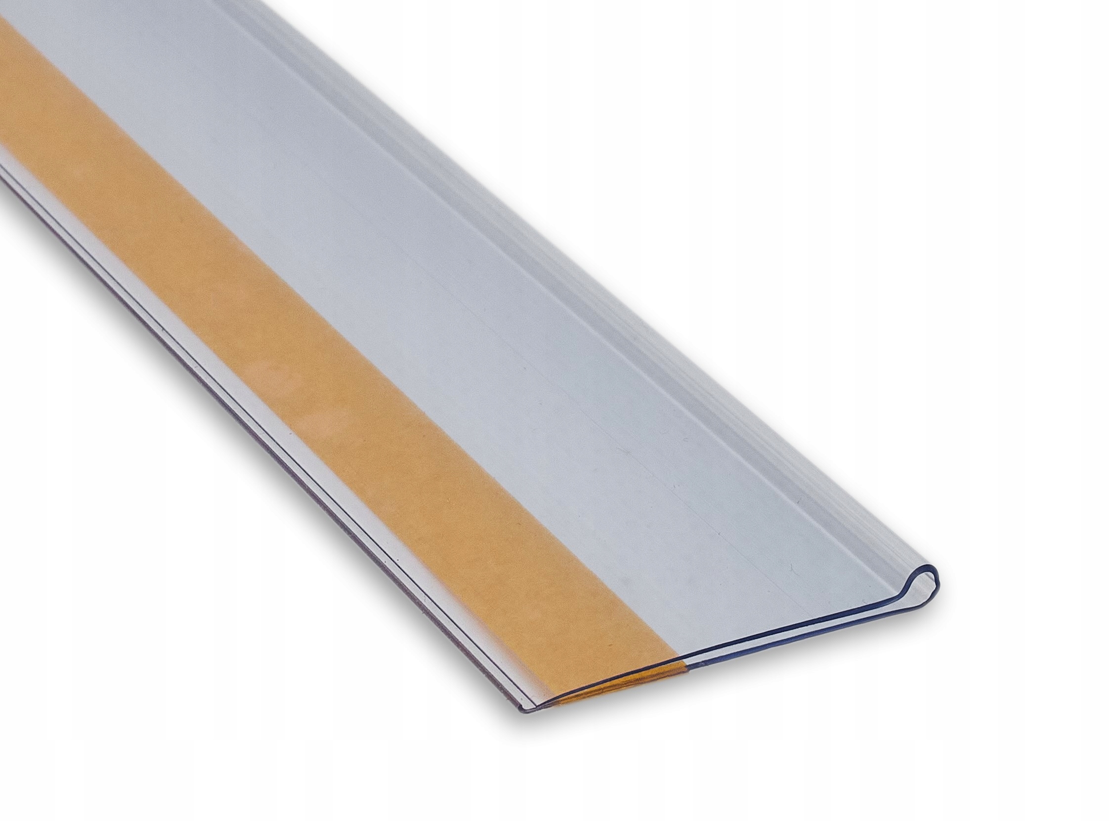 LISTWY CENOWE PRZYLEPNE PRZYKLEJANE MOCNA TAŚMA 12 MM, 39X988 MM - 10 SZT Waga produktu z opakowaniem jednostkowym 0.6 kg