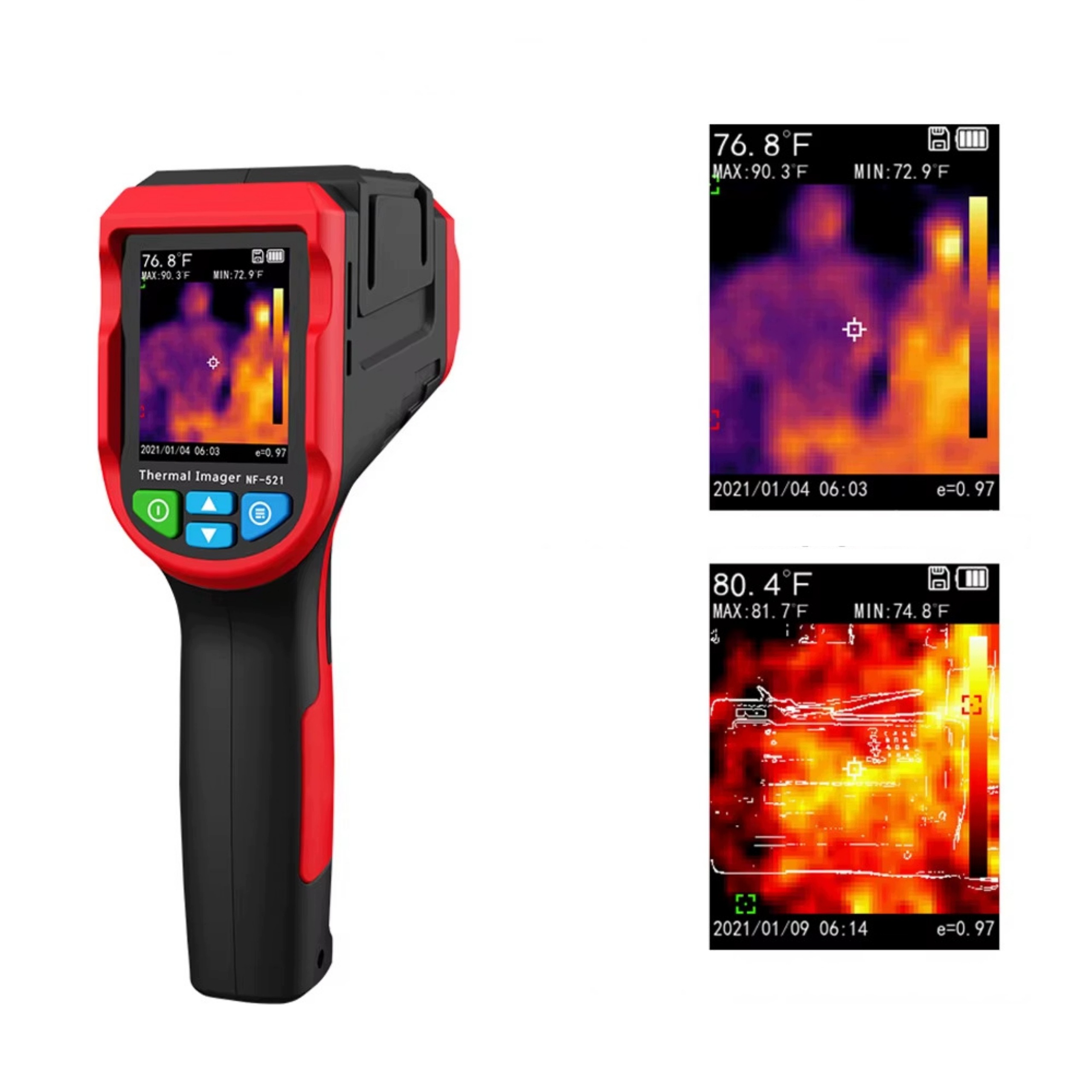 Termovizní kamera 32x32 400°C 2MP Usb infračervená ruční termovize