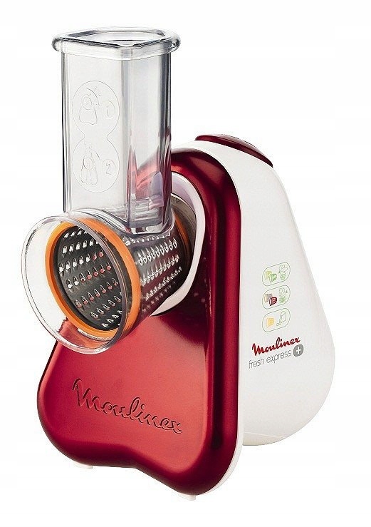MOULINEX DJ756G Fresh Express Plus Krajalnica Do Warzyw 200W Czerwono-Biała — miniatura 10