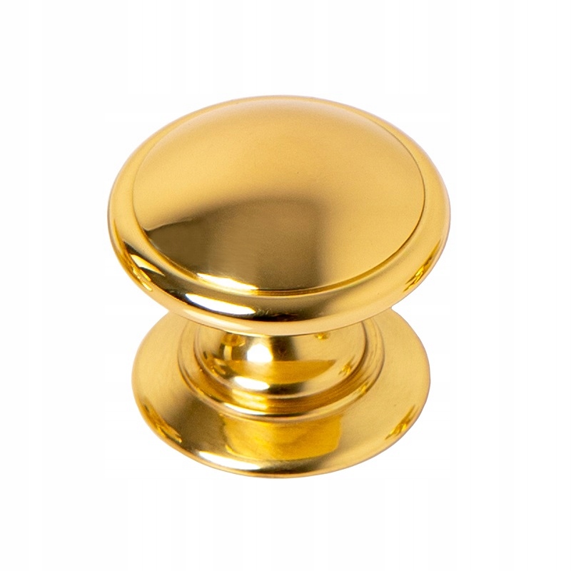 

Gałka meblowa złota duża 30 mm włoska Giusti