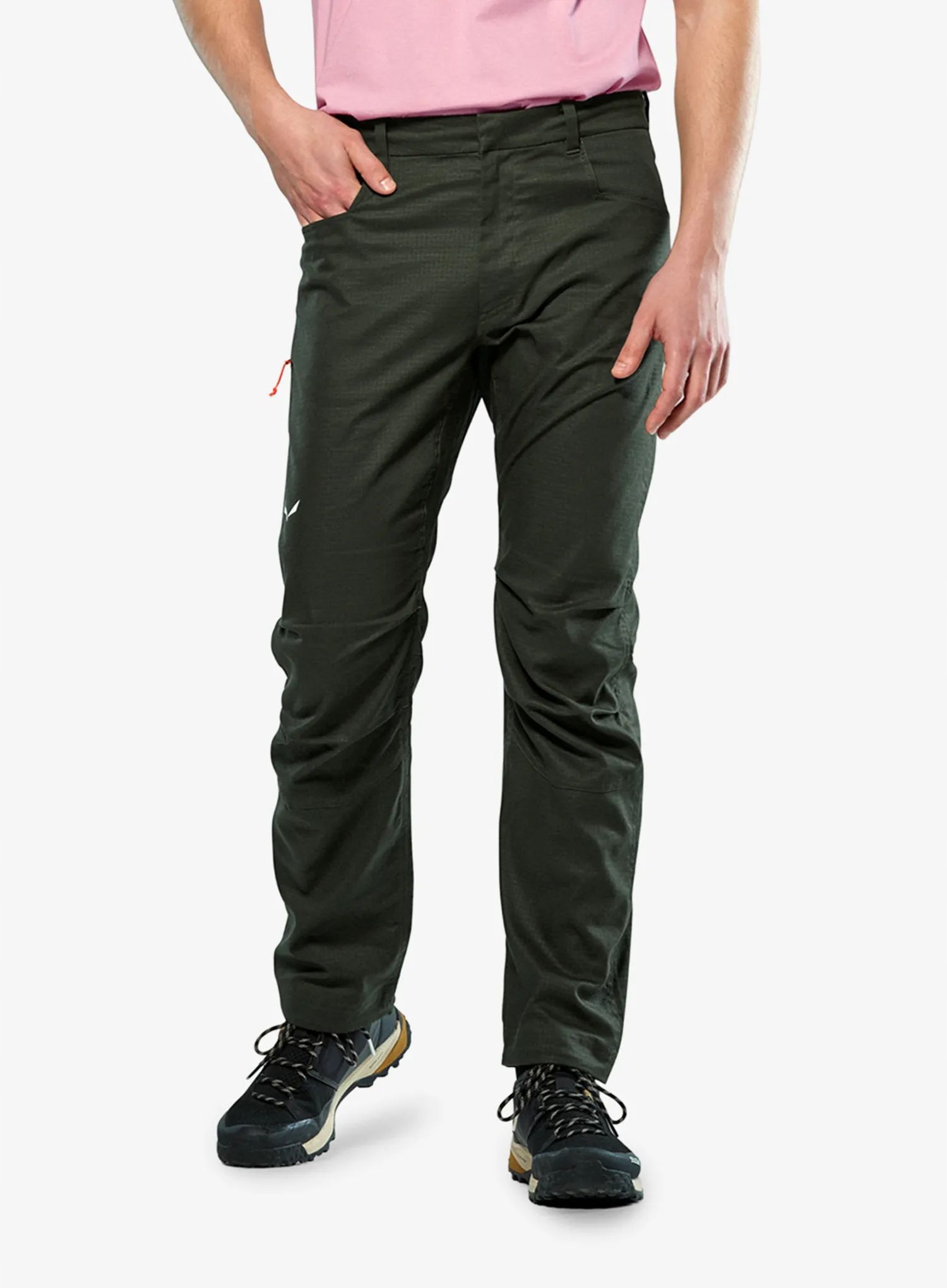 Spodnie turystyczne męskie Salewa Agner Hemp Ripstop Pants dark olive M