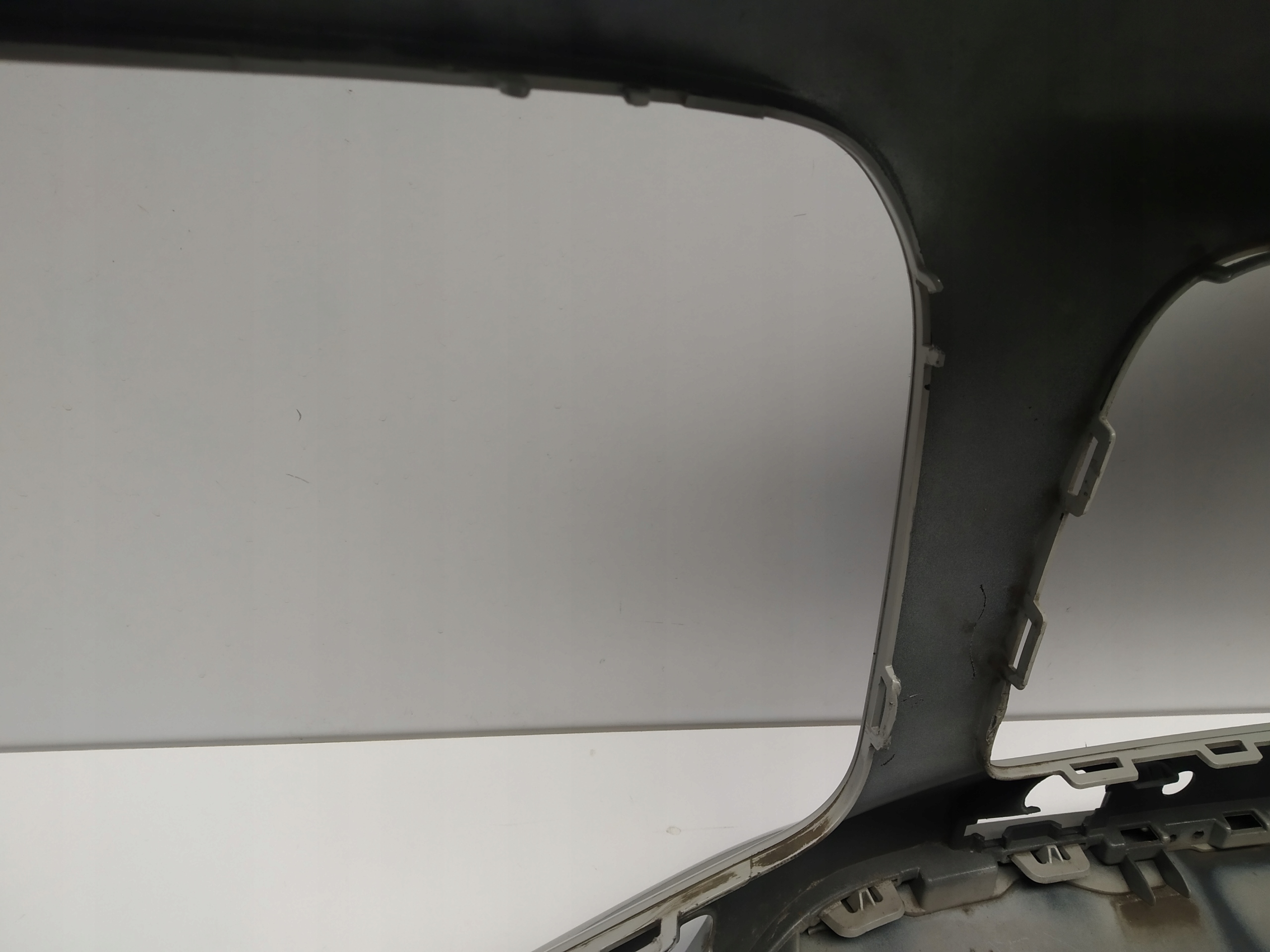 2017r --- Porsche Cayenne III GTS bumper hokej front original grey turbo