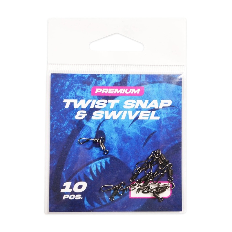 Agrafka Z Krętlikiem Hype Tackle Twist Snap Swivel #6 M