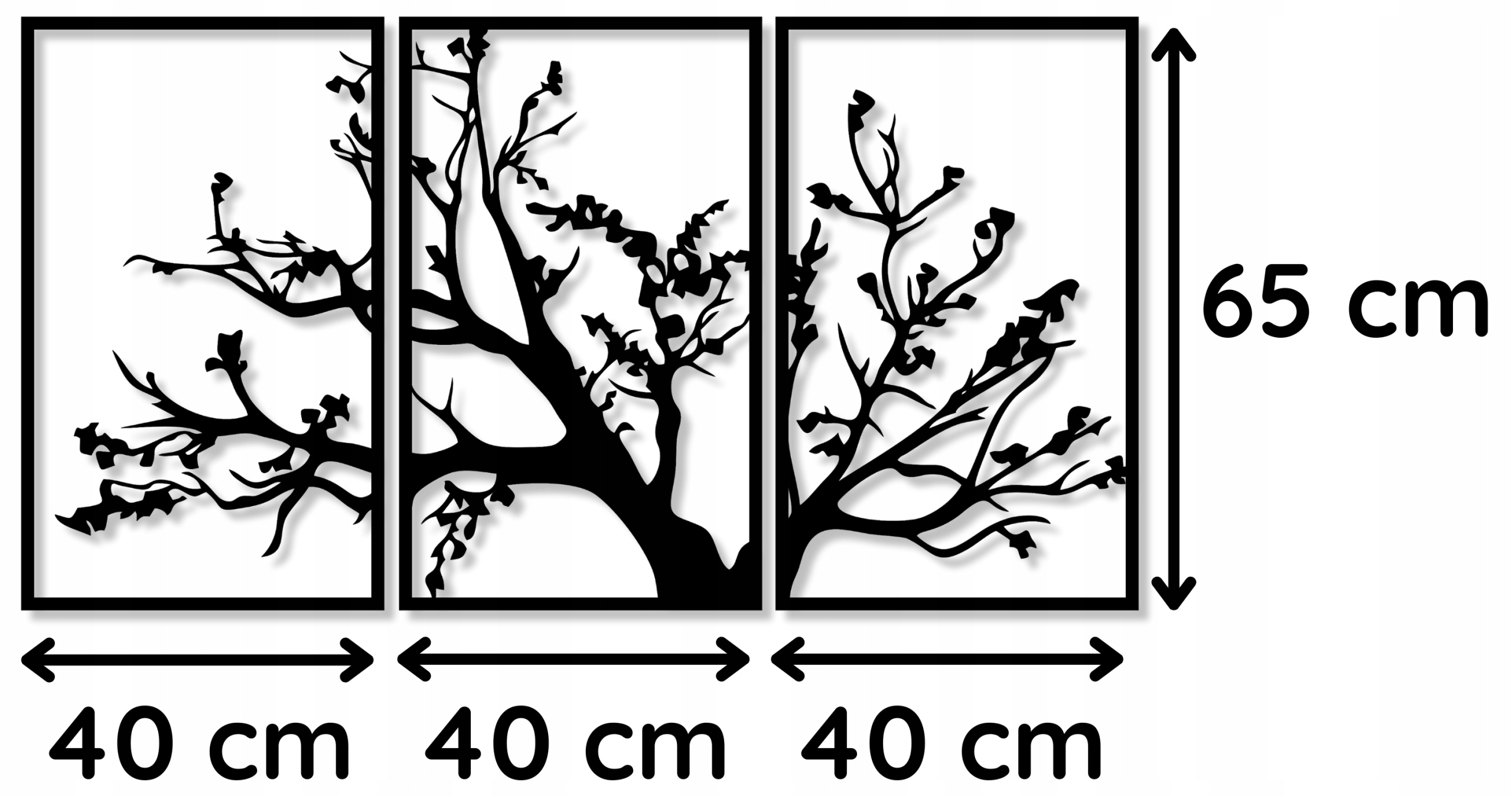 OBRAZ AŻUROWY 3D DEKORACJA ŚCIENNA PANELE AŻUROWE Szerokość produktu 120 cm