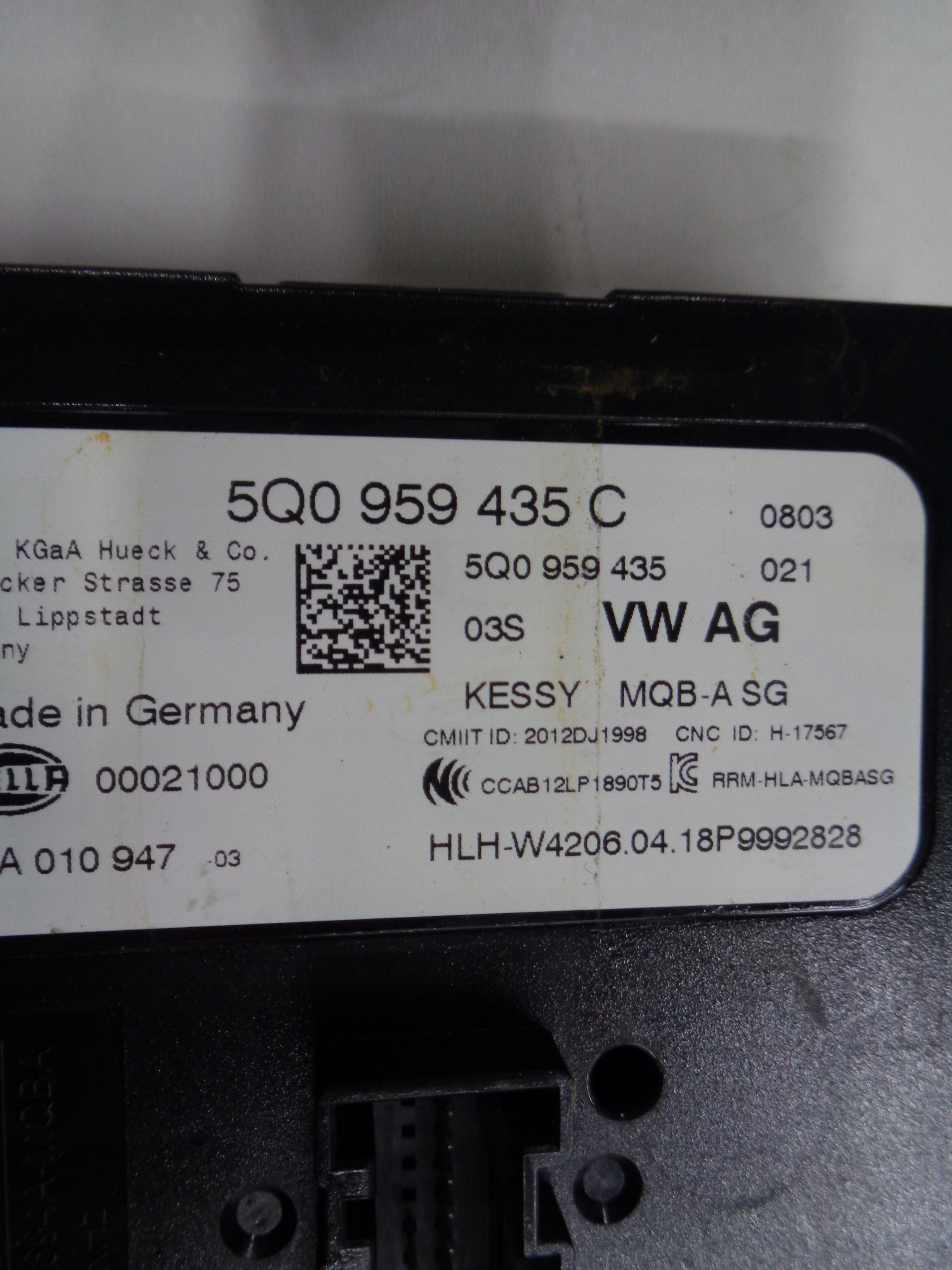 VW PASSAT ARTEON B8 module control unit KESSY 14-R
