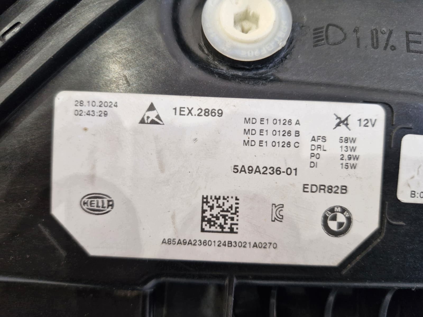 light right BMW X1 U11 FULL LED Shadow