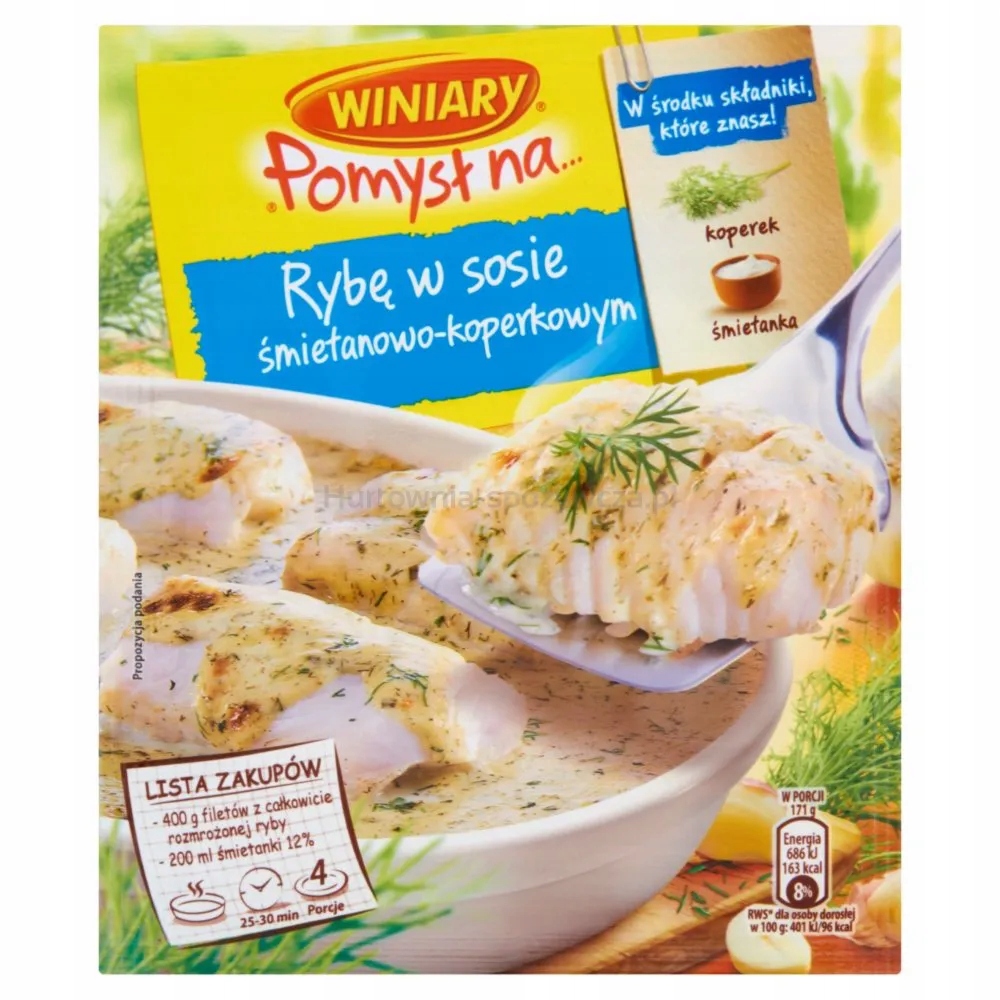 Winiary Nápad na... Rybu v smetanovo-koprové omáčce 32 g