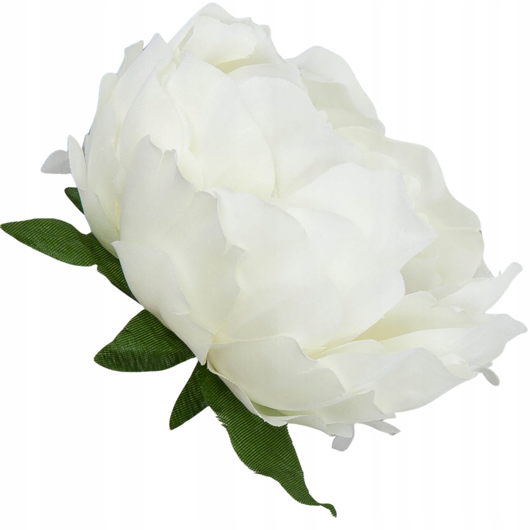 

Główka kwiatowa wyrobowa peonia duża 12cm ecru