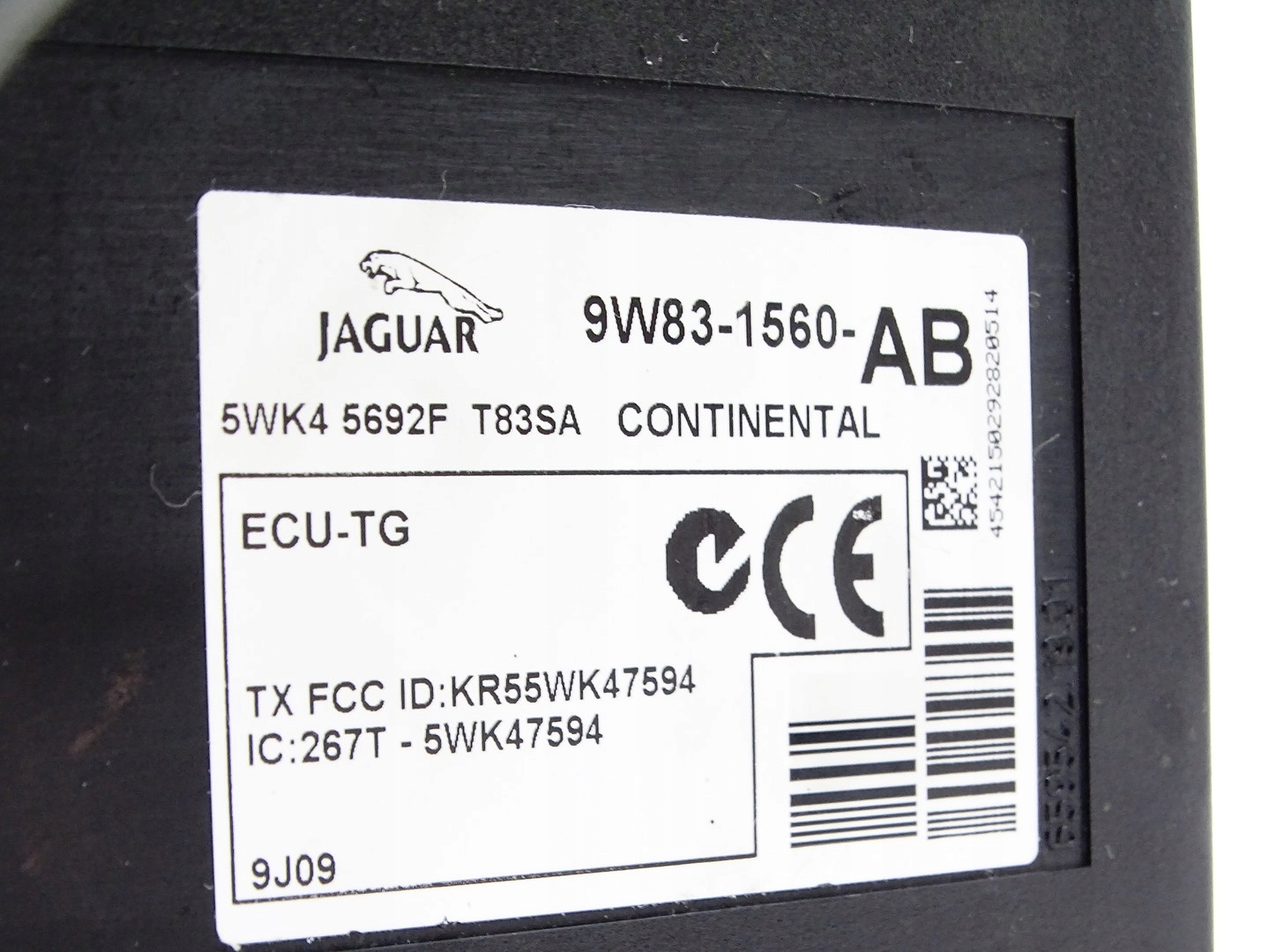 module control unit ECU JAGUAR XF X250 5.0 V8 9W83-1560-AB