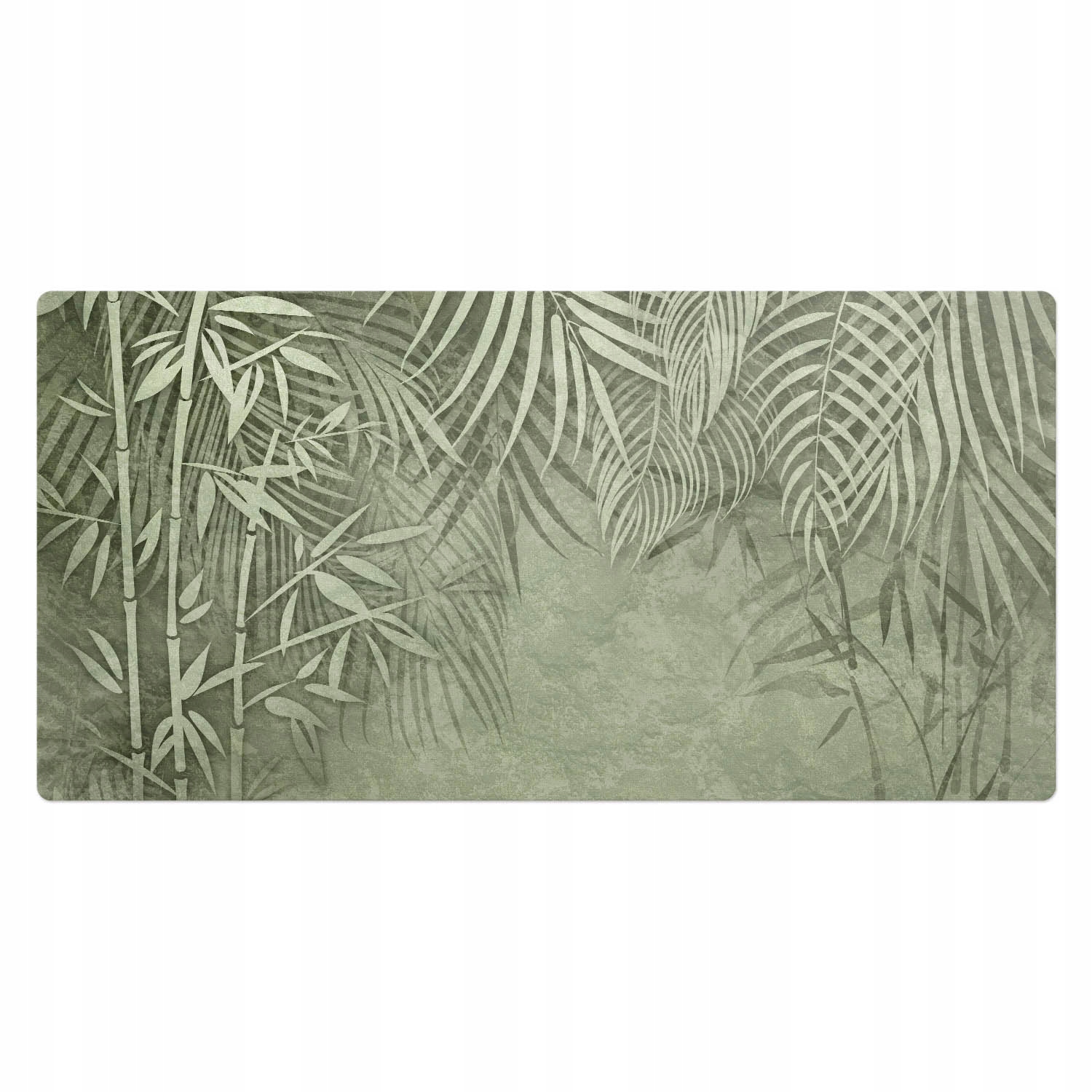 Ochranná vinylová podložka k psacímu stolu Exotické vzory listů 100 x 50 cm