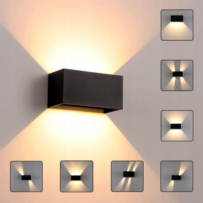 Nástěnné Svítidlo Led Fasádní Svítidlo Nahoru Dolů Vnitřní/venkovní 24W