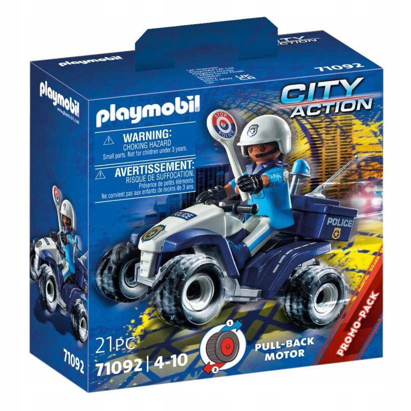 

Playmobil 71092 Policyjny Speed Quad Z Napędem