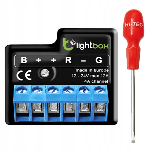 Ovladač Rgbw lightBox 12/24V Bluetooth Blebox