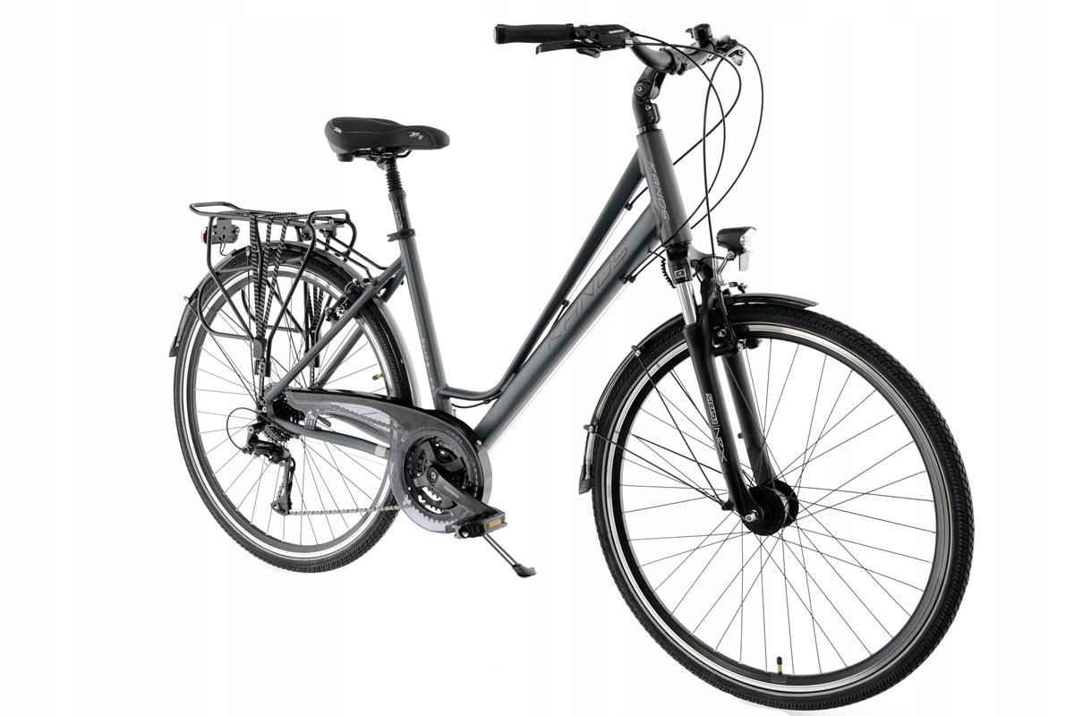 Rower trekkingowy Kands Elite Pro Acera rama 17 cali koło 28 " grafitowy