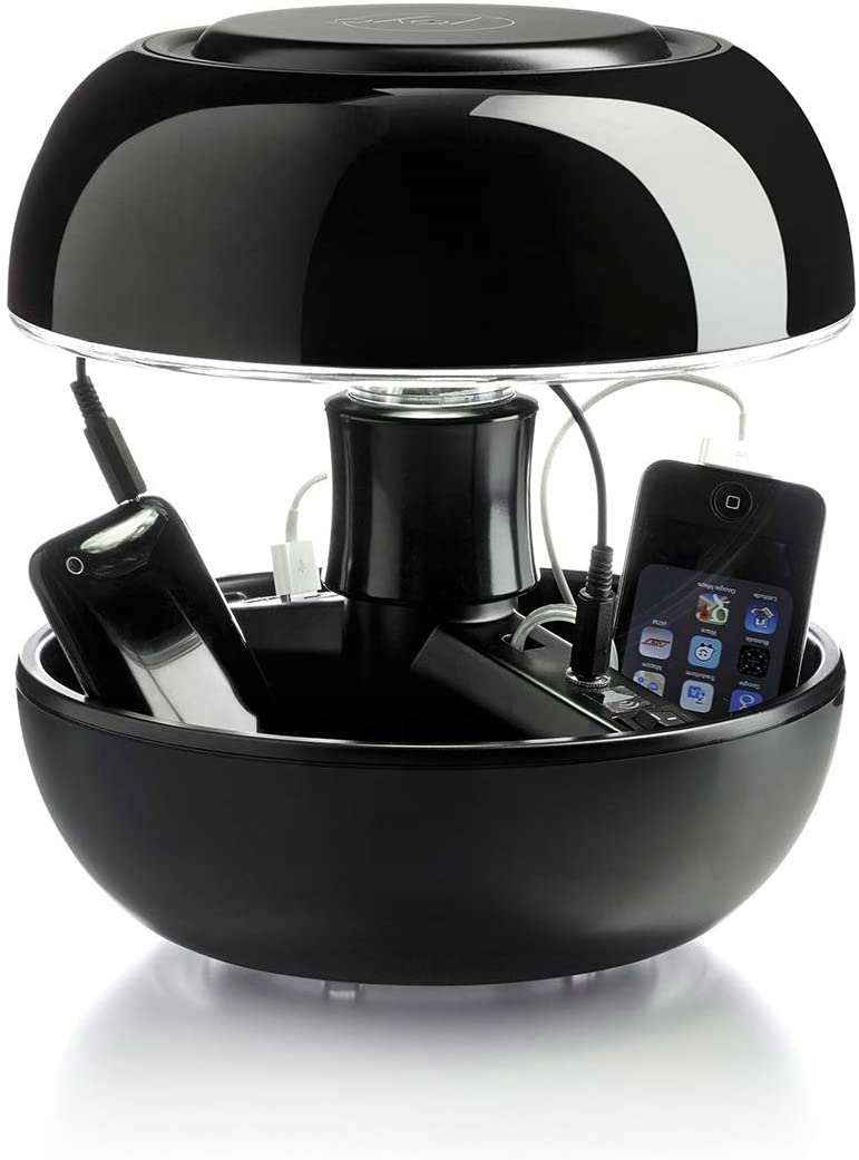 Nočná stolná lampa Usb Multifunkčná Yoyo Led čierna